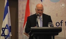 " ابن سلمان ومصر شركاء لإسرائيل " 
#شاهد كلمة السفير الإسرائيلي في مصر في حفل أقيم وسط القاهرة بمناسبة الذكرى الـ 70 لقيام الكيان الإسرائيلي على أشلاء الشعب الفلسطيني .