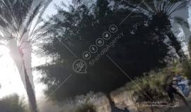 مشاهد حصرية .. اللحظات الأولى لقصف طيران الاحتلال مبنى الكتيبة غرب غزة، نجم عن ذلك استشهاد طفلين وإصابة 14 آخرين