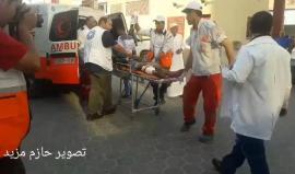 #فيديو اصابة مواطن برصاص الاحتلال شرق البريج على حدود وسط قطاع غزة