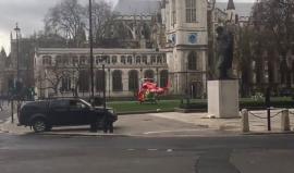 المشاهد الأولى: 12 مصابا جراء إطلاق رصاص خارج مقر البرلمان البريطاني