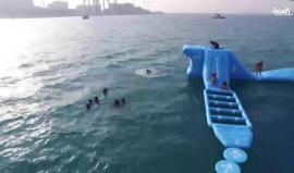 دبي تحتضن أكبر حديقة مائية عائمة في العالم يتوقع دخولها غينيس