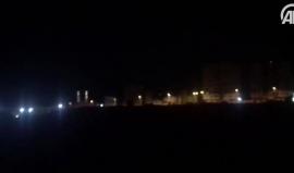 مشاهد للغارات الإسرائيلية على مواقع للمقاومة في غزة فجر اليوم