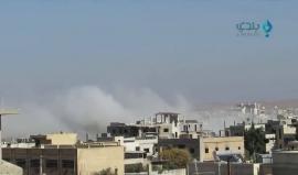 طائرات النظام السوري تقصف أحياء درعا