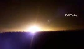 #شاهد لحظة قصف طائرات الاحتلال لاراض زراعية بحي الزيتون شرق غزة
تصوير: فادي ثابت