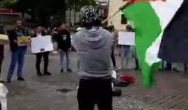 #شاهد #مباشر وقفة في مدينة شتادة الالمانية تضامنا مع الاسرى المضربين في سجون الاحتلال منذ 26 يوما