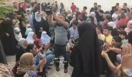 #فيديو هتافات المرابطات عند باب الاسباط أحد أبواب المسجد الأقصى