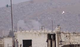 مشاهد من الاشتباكات والقصف في حي القابون شرق دمشق