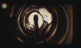 #شاهد .. فن الرسم بالرمال .. 
" في أرض غزة ينبت الامل اللذي تخشى جماله ثلة الغربان .. ستظل غزة للصمود منارة محفوظة بسواعد الشجعان "