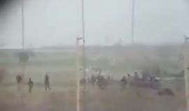 فيديو مسرب.. #شاهد تصوير قناص بجيش الحاتلال للحظة قنص أحد الشبان على حدود غزة وتفاخره بذلك