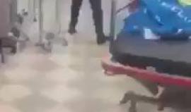 مياه الامطار تغمر مستشفى اساف هروفي قرب مدينة اللد بالداخل الفلسطيني المحتل