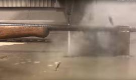 #شاهد قوة مقص المياه !