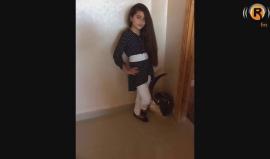 #شاهد .. ندى طه طفلة من رام الله تتخلى عن شعرها الطويل تضامنا مع مرضى السرطان.