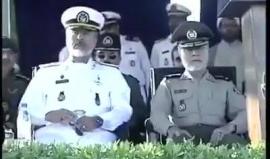 #شاهد فضيحة في إيران خلال عرض عسكري والسبب "جرة"