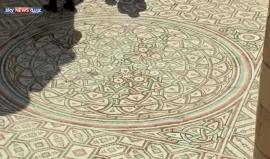 #أريحا تعرض أكبر لوحة فسيفساء في العالم