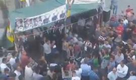 #شاهد | من فعاليات التضامن مع الاسرى في إذنا غرب الخليل