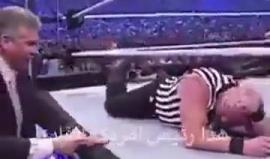 #شاهد| فيديو نادر لـ دونالد ترامب يُصارع في  "فينيس مكمان" على حلبة مصارعة.