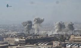 #عاجل | نظام الأسد يشن غارات جوية على حي جوبر في دمشق