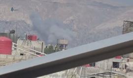 #شاهد غارات جوية ينفذها طيران النظام على حي جوبر بدمشق