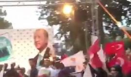 احتفالات في #إسطنبول بتقدم #أردوغان في النتائج الأولية للانتخابات الرئاسية