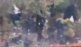 #فيديو للجندي الاسرائيلي الذي أصيب في عملية الطعن على مدخل البيرة بالضفة الغربية قبل قليل