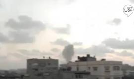 #شاهد الغارات التي شنتها قوات الاحتلال على حي الزيتون شرق مدينة غزة قبل قليل .