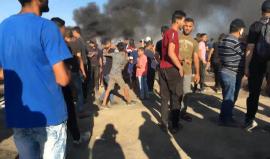 #مباشر 

مواجهات عنيفة بالقرب من السياج الفاصل شرق البريج وسط قطاع غزة .. 

بث مراسلنا : أحمد المقادمة