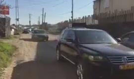 انطلاق مسيرة سيارات من مكان هدم البيوت في قلنسوة بالداخل المحتل الى القدس