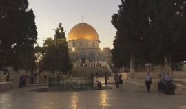 #شاهد | مقطع من آذان المغرب من رحاب #المسجد_الأقصى المبارك