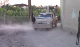 #شاهد جانب من معارك قوات المعارضة والنظام في حوش الضواهرة شرق دمشق