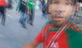 #شاهد مغاربة يلاحقون صهيوني تواجد قرب مدرجاتهم خلال مباراة منتخب بلادهم مع البرتغال بمنافسات كأس العالم في روسيا