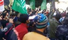 #فيديو تشييع جثمان الشهيد الصياد عبد الله رمضان زيدان 33 عاما الذي ارتقى برصاص الجيش المصري في بحر مدينة رفح جنوب القطاع فجر اليوم