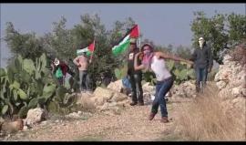 #شاهد .. المواجهات التي اندلعت في بلدة نعلين برام الله اليوم.