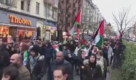 #شاهد مظاهرة كبيرة في برلين نصرة للقدس