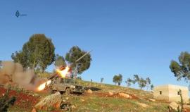 #شاهد الثوار يستهدفون مواقع للنظام السوري في مدينتي محردة والسقيلبية شمال حماة