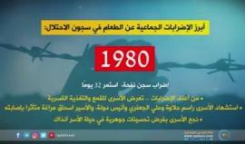 تعرف على أبرز إضرابات الحركة الأسيرة داخل سجون الاحتلال