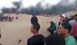 #مباشر 

من المواجهات العنيفة بين الشبان الفلسطينيين وقوات الاحتلال شرق البريج وسط قطاع غزة .

بث مراسلنا : أحمد المقادمة