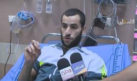 #شاهد الاسير المحرر محمود الريماوي والمضرب عن الطعام لـ 35 يوما بعد قضاء محكومتيه، يتحدث عن أوضاع الأسرى المضربين في سجون الاحتلال