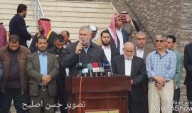 القيادي في حركة الجهاد خالد البطش: "المشروع الذي يريد سحب سلاحنا وتركعينا لإسرائيل يلفظ أنفاسه الأخيرة أمام مقاومة الشعب الفلسطيني والأحرار ".
تصوير حسن اصليح 
#بلفور100
#Balfour100