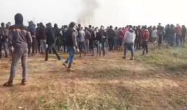 #مباشر الجمعة الرابعة من المواجهات الغاضبة نصرة للاقصى و تحديا لقرار ترامب شرق حي الشجاعية شرق غزة 
تصوير عبد الرحمن الكحلوت