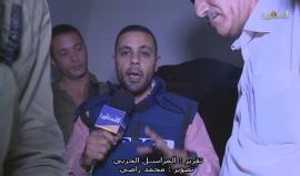 اعتدوا على حرمة القرآن الكريم ومنازل المواطنين .
أكثر من 170 جنديا صهيونياً اقتحموا قرية حزما شمال شرق القدس المحتلة 
التفاصيل في تقرير: علي دار علي