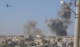 #سوريا: غارات جوية بالطيران الحربي تستهدف أحياء درعا البلد