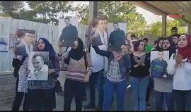 #شاهد | ماذا فعلت قوات الاحتلال بوقفة تضامن مع الأسرى في منطقة باب العامود بالقدس المحتلة .