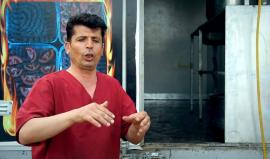 #شاهد مطعم متنقل لإفطار النازحين بريف #إدلب في شهر رمضان 

تقرير:  بصمة