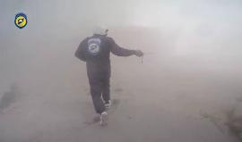 مشاهد من القصف الجوي على مدينة #الرستن في #حمص