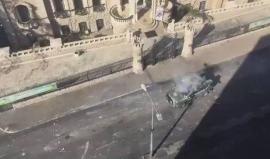 #شاهد | جانب من المواجهات المندلعة على المدخل الشمالي لمدينة بيت لحم.
