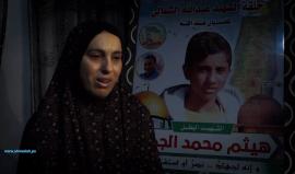 #شاهد الشهيد الطفل هيثم الجمل أوصى والدته بأن تهدي قميص العيد لأعز أصدقائه ويقرأ القرآن وهو فاقد الوعي