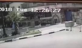 #شاهد لحظة انفجار عبوة ناسفة امام سفارة أميركا بالقاهرة