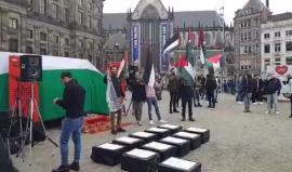 #مباشر مظاهرة للبيت الفلسطيني والجالية الفلسطينية في هولندا بذكرى #يوم_الأرض