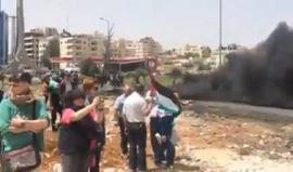 المواجهات بين الشبان وقوات الاحتلال شمال مدينة البيرة قرب حاجز مستوطنة " بيت إيل"