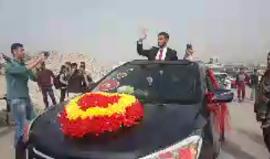 زفة العريس معتز دلول من مخيم العودة شرق مدينة غزة